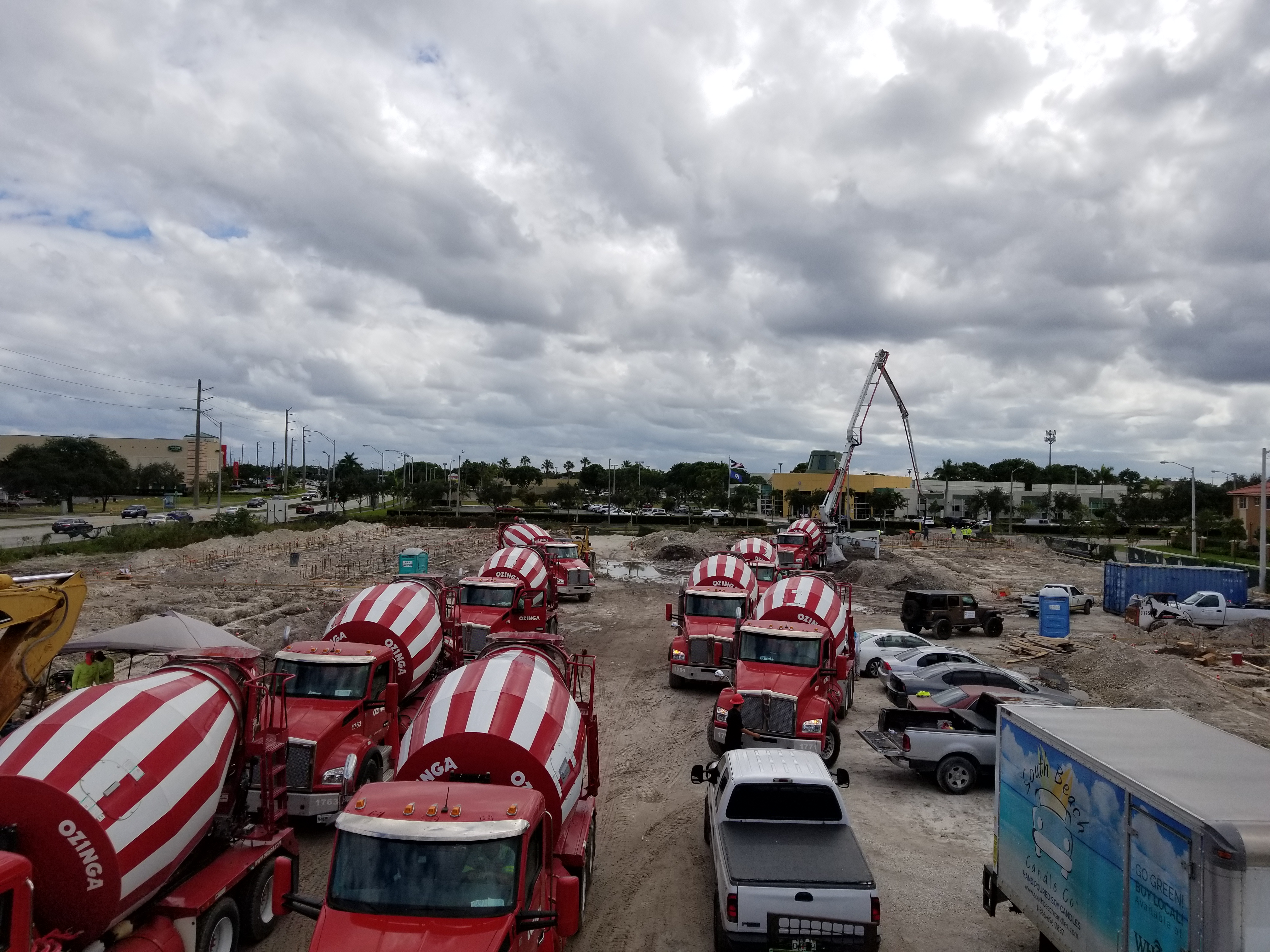 Large-Scale Concrete Preparation