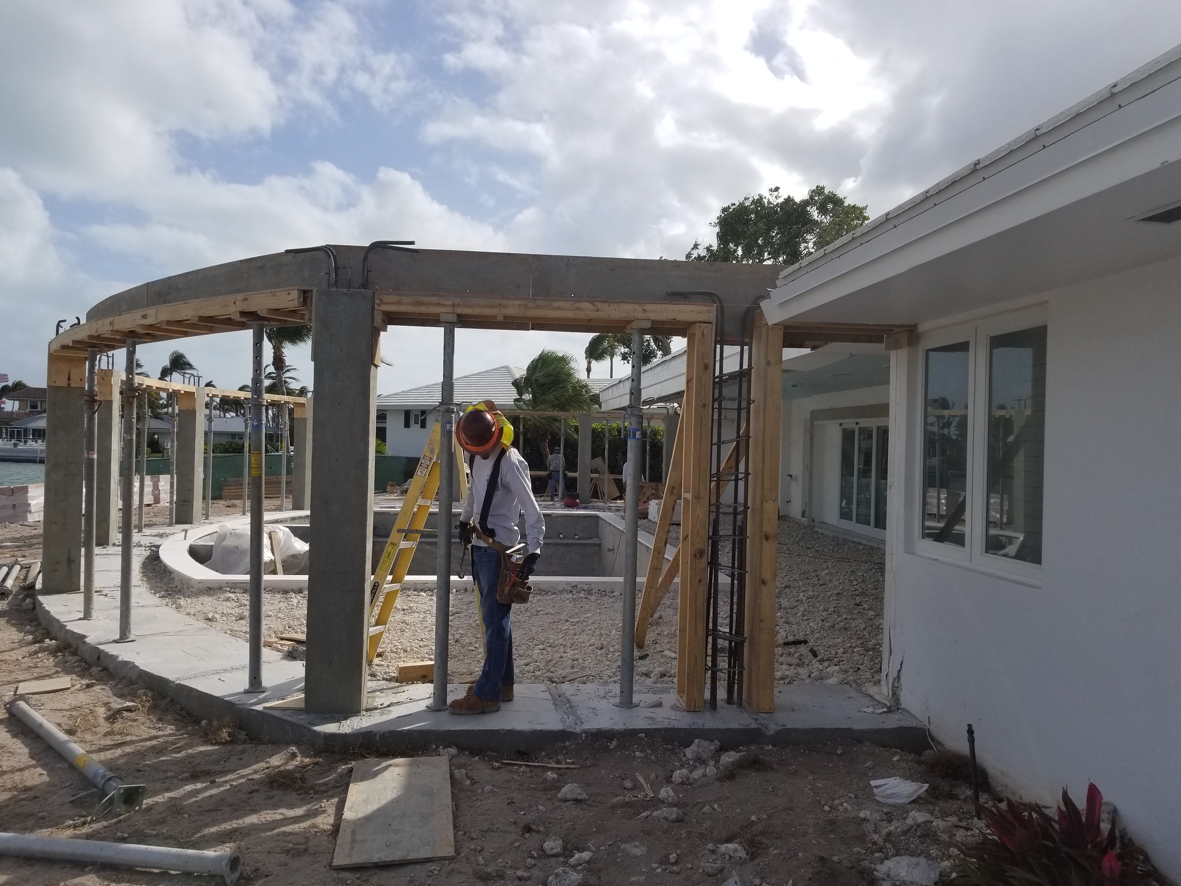 Professional pergola framing by ACO Capital team