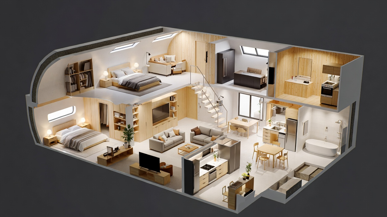 Underground luxury bunker