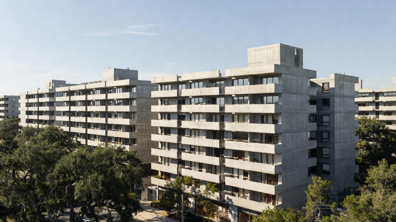 Mid high-rise building construction