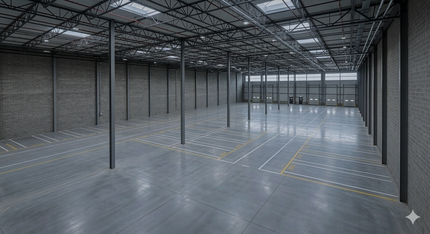 Industrial and commercial space construction